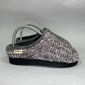 Dearfoams Women's Size 6 Gray Slippers